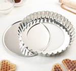 Форма для пирогов со съёмным дном, h=4,5 см, d=28 см