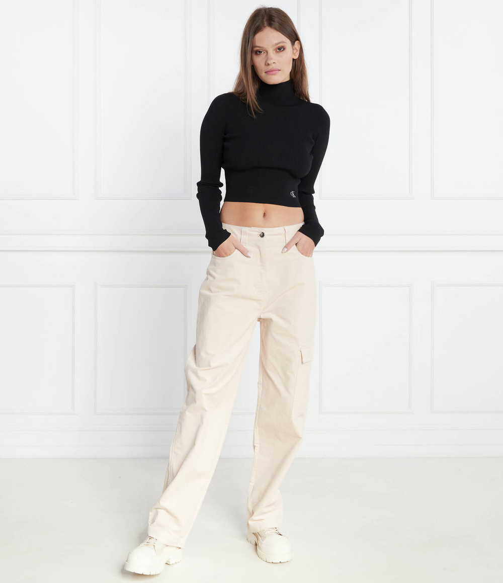 Брюки CALVIN KLEIN JEANS - кремовый(J20J221861)