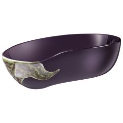 БЛЮДО ПОРЦИОННОЕ ДЛЯ ЗАПЕКАНИЯ С КРЫШКОЙ LEFARD "БАКЛАЖАН" 520 МЛ