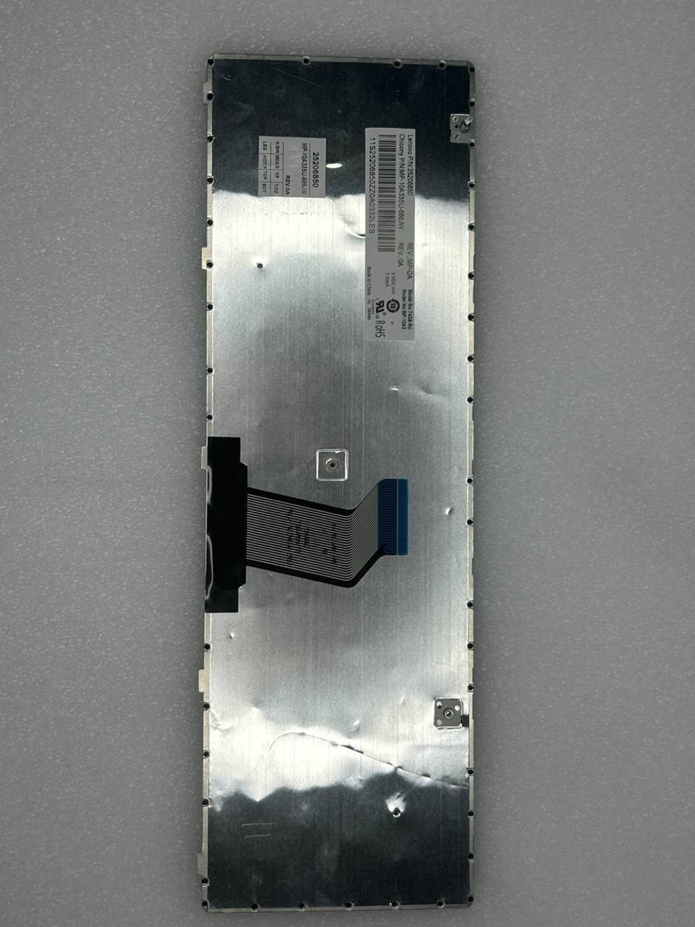 Клавиатура для ноутбука Lenovo P585 раскладка - русская, без подсветки, черная (25206850), оригинал