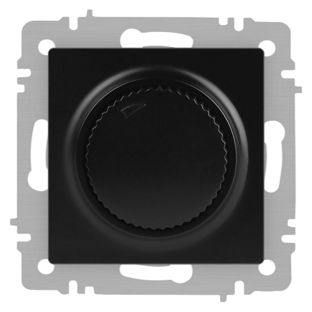 Светорегулятор Intro Accent 6-401-05 поворотный, 600Вт 230В, IP20, СУ, антрацит