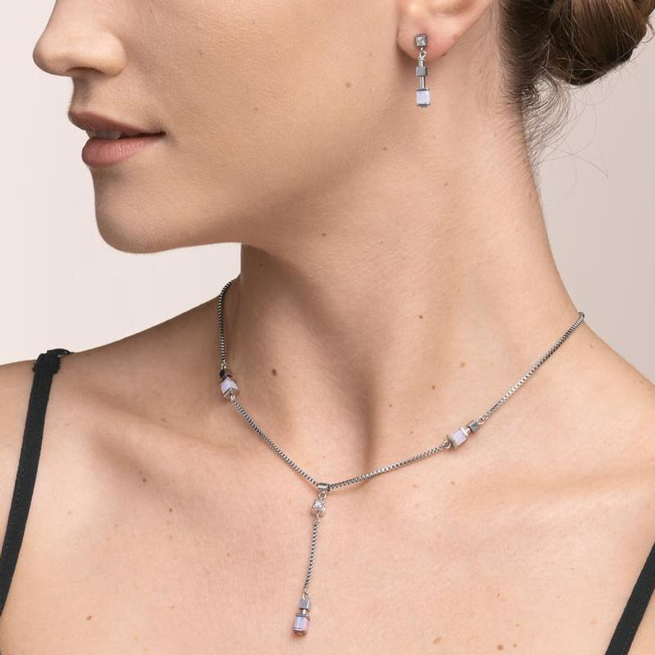 Колье Coeur de Lion Light Blue 5055/10-0720 цвет голубой