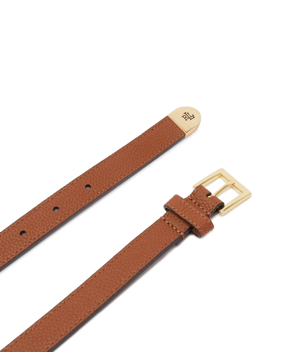 Кожаный ремень LAUREN RALPH LAUREN - коричневый(412912036)