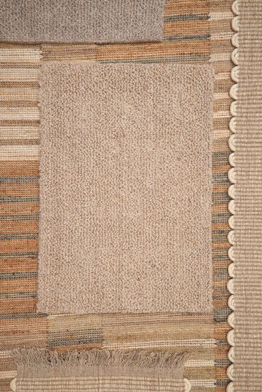 Ковер из шерсти salem бежевого цвета из коллекции ethnic, 60x90 см
