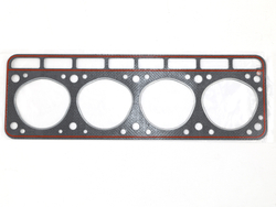 Прокладка ГБЦ ЗМЗ-4021 а/м ГАЗ с герм. круглые отверстия на вод. рубашке, эконом, ОЕ 4021-1003020 (Ярославль)