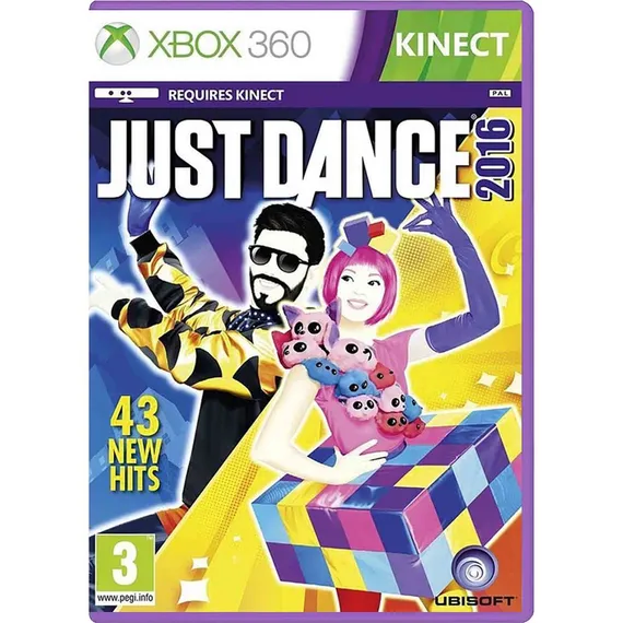 Xbox 360 Just Dance 2016 (только для Kinect) (Б/У, Английская версия)