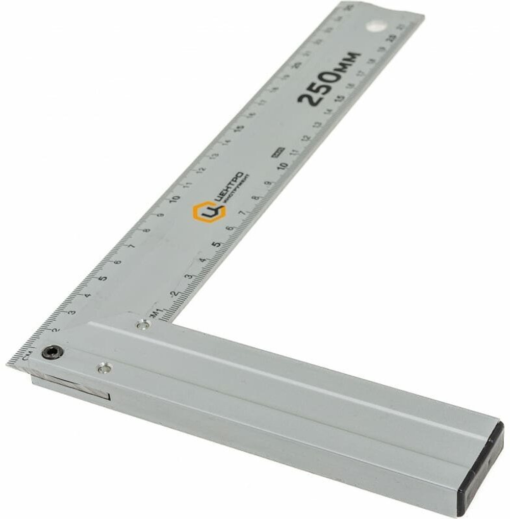 Угольник алюминиевый Центроинструмент 0425, 250 мм