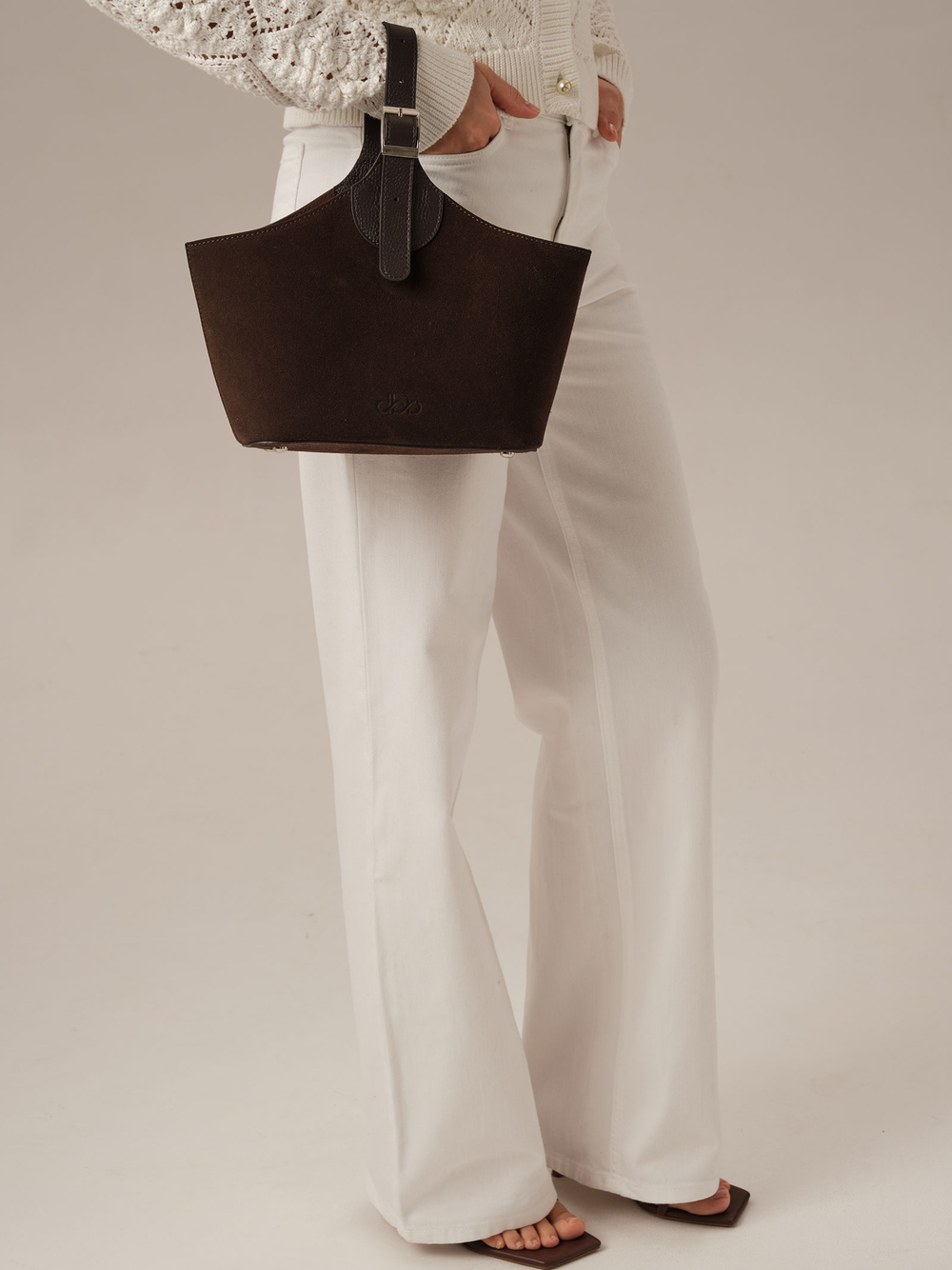 Замшевая сумка DBR Provence 31398 темно-коричневый