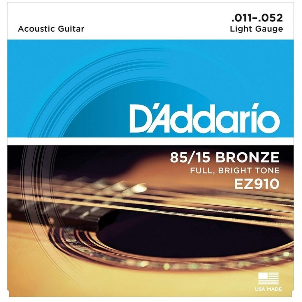 Струны для акустической гитары D'addario EZ910