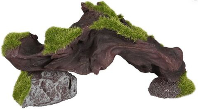 Грот "Пень" 17 см Д х 4 см Ш х 8 см В, полирезин, Flamingo