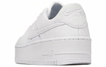 Кроссовки Nike Air Force 1 Sage Triple White (W) (Женская размерная сетка)