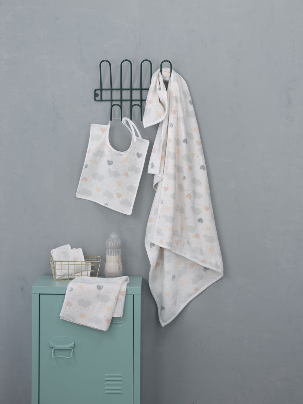 Салфетка 25x25 Feiler Lovely Sky White белая