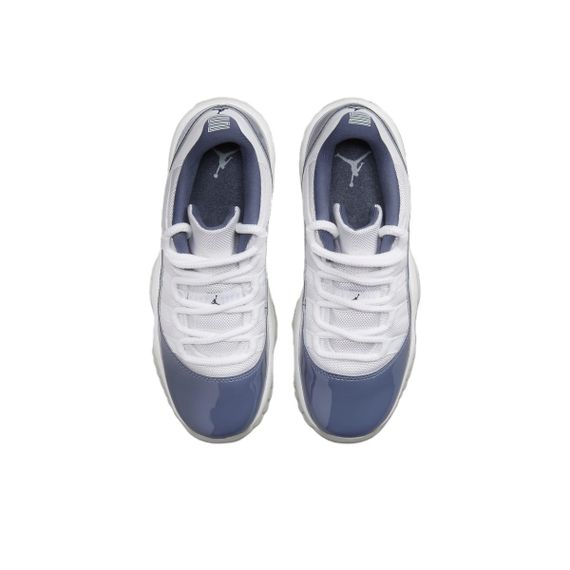 Jordan Air Jordan 11 РЕТРО-детские баскетбольные мячи Низки Белого и синего цветов