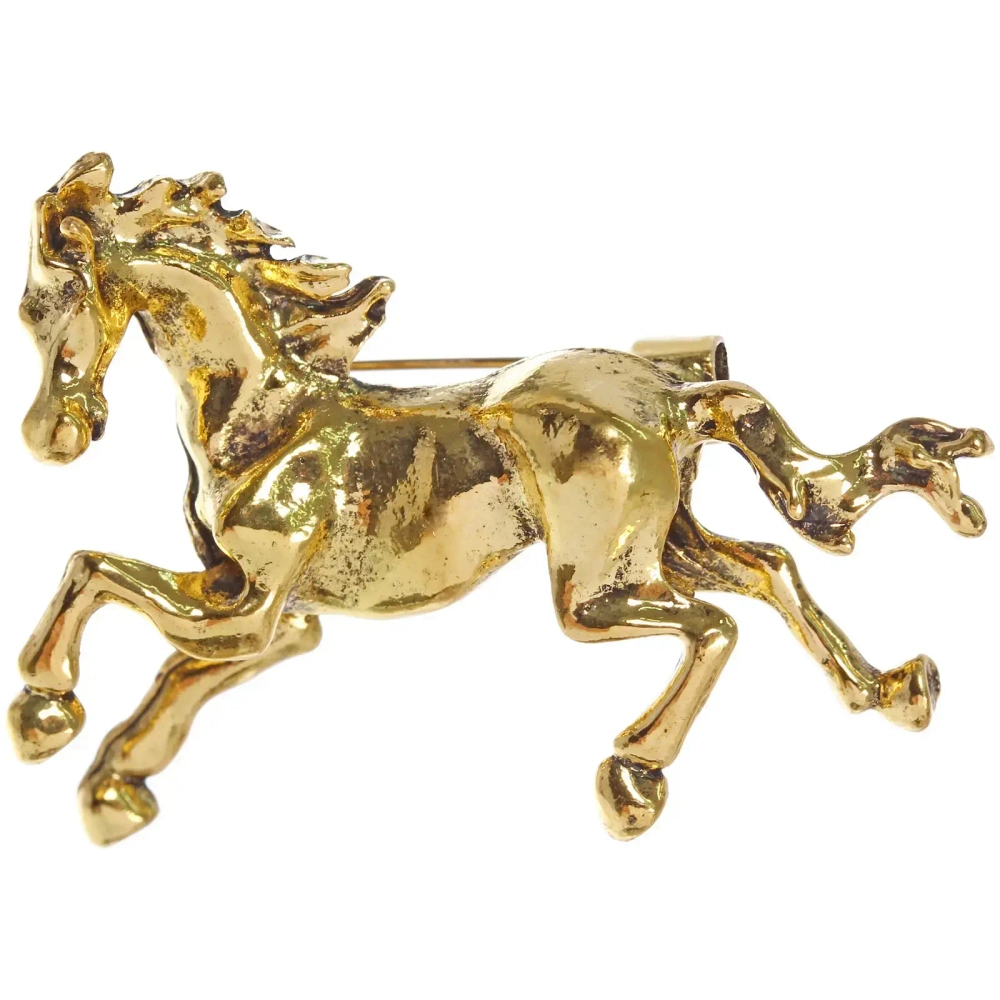 Брошь «Best Podarok - Золотая пыль», цвет золото, 4*3см