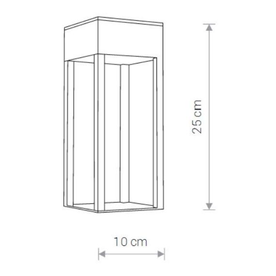 Уличный светодиодный светильник Nowodvorski Structure Led 8146