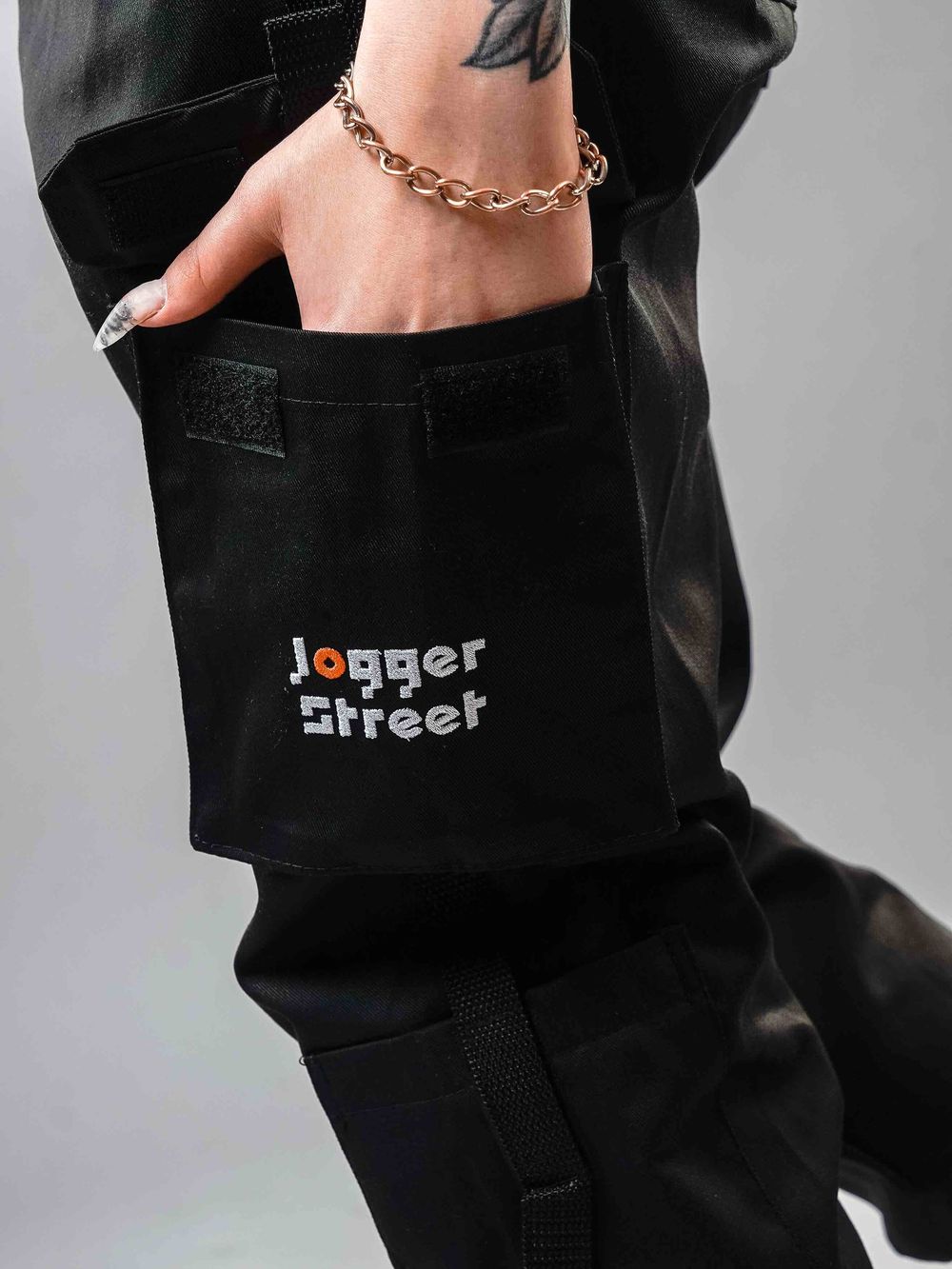 Джоггеры Jogger Street Black Jam Black Pocket
