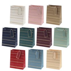 GAEM Пакет подарочный S (бумага 210г/м2, блок 12шт), L18 W10 H23 см, 10в.