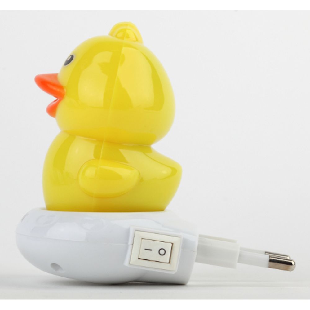 Ночник - светильник светодиодный ЭРА NN-609-SW-Y в розетку с выключателем желтый | Ночники