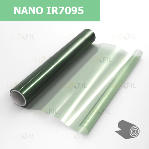 Пленка для окон атермальная NANO IR7095 Green нанокерамика LUXFIL, рулон (размер 1,524x30м.)
