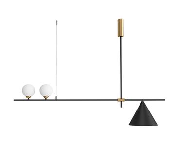 07620-2+1,19 Люстра Пулл черный G4+ E27 48W