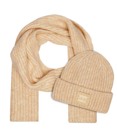 Шарф + шляпа Liu Jo - бежевый(2F4036 M0300)