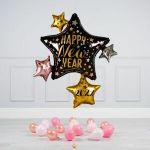 35" Звезда трехмерная Новый год (БГ-40)