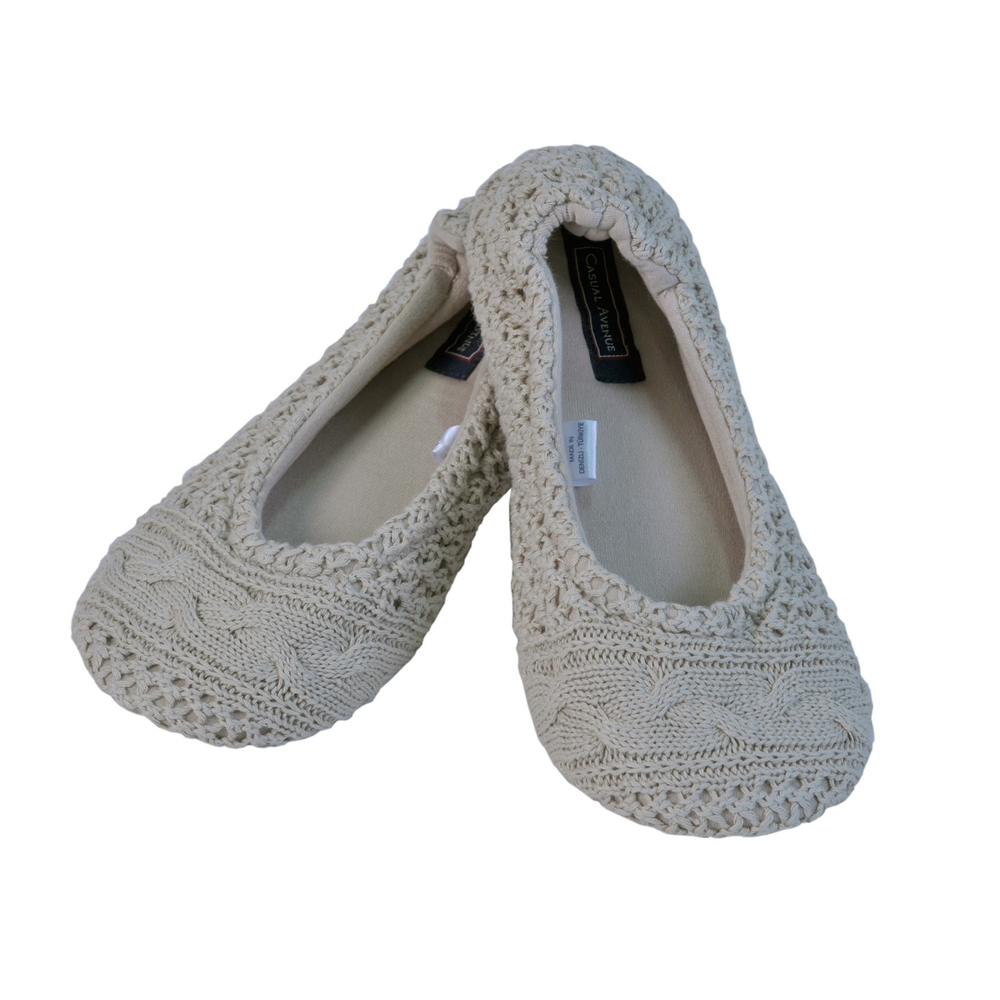 Домашние тапочки-балетки Casual Avenue Bradford льняные