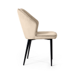 Стул Berg, бархат светло-бежевый 2