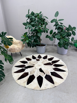 Ковер шкура натуральная овчина меховой