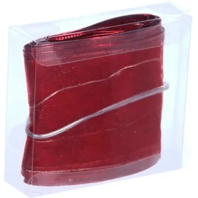 Гирлянда для дома ЛЕНТА ДЕКОРАТИВНАЯ «Снежинки» 2,0 м, 6 см (на батарейках), Красный (подсветка теплый белый)