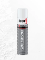 Удалитель / очиститель застывшей монтажной пены KUDO FOAM REMOVER 400, аэрозоль, 400 мл