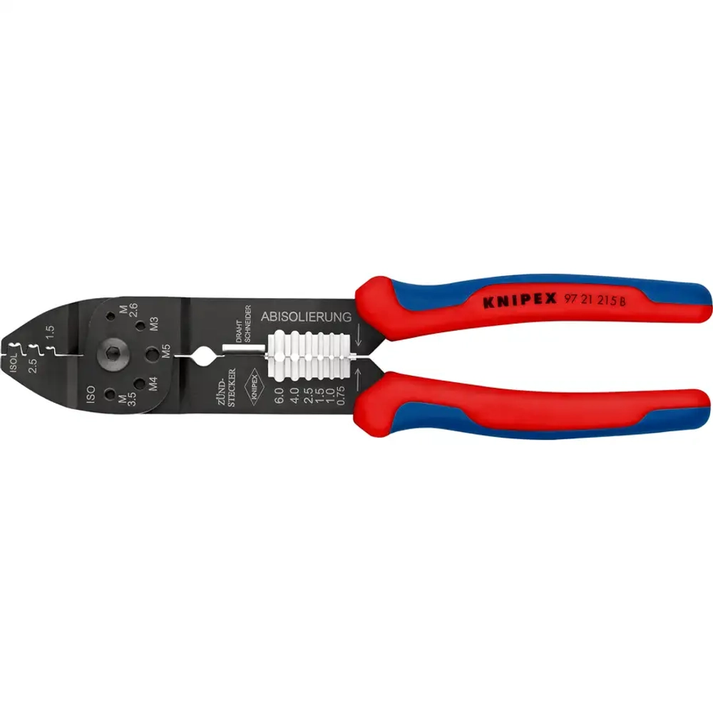 Клещи зажимные для опрессовки чернёные 230 мм Knipex 97 21 215 B SB