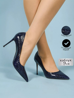 Туфли нат. кожа (35-41)р. / шт. H3310-2/BLUE
