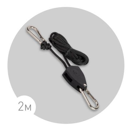 Кронштейн для ламп и светильников ЭРА FITO-rope телескопический подвес 2 м с карабином