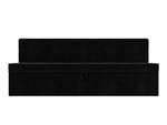 Диван кухонный прямой Техас, Черный, Велюр, 113102