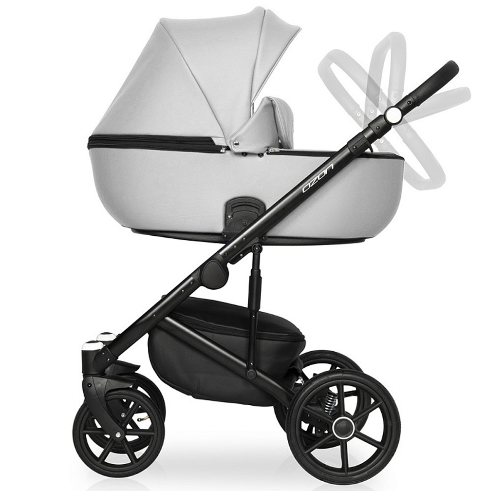 Детская коляска Riko Basic Ozon 3 в 1 05 светло-серый