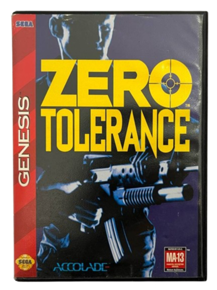 Картридж Zero Tolerance (Sega Genesis)