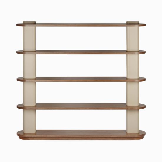 Стеллаж Rome бежевый/коричневый