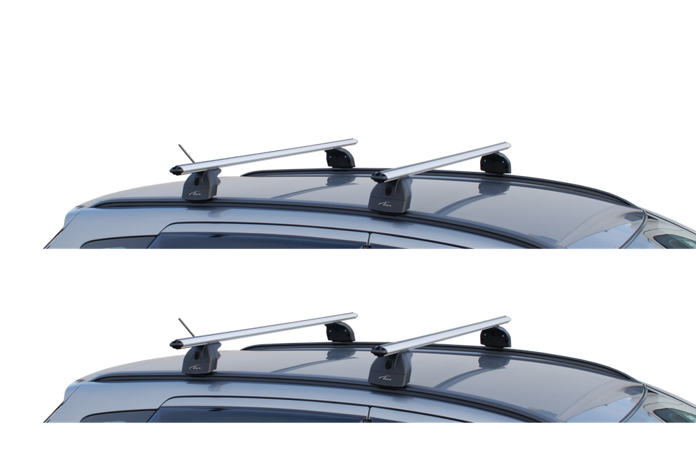 Багажник  "LUX" с дугами 1,2 м  аэро для Nissan Murano 2014-... г.в. с низким рейлингом