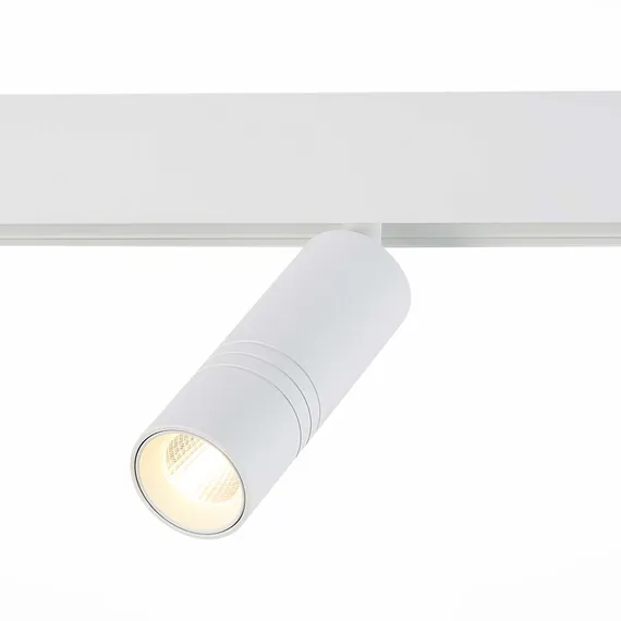 ST365.536.12 Магнитный трековый светильник белый LED 1*12W 3000K 1 020Lm Ra>90 36° IP20 L-xW44xH130 СКАЙЛАЙН 48V