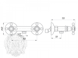Смеситель для душа  Migliore Revival ML.REV-446.CR хром