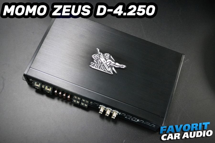 В наличии 4-х канальный усилитель MOMO ZEUS D-4.250