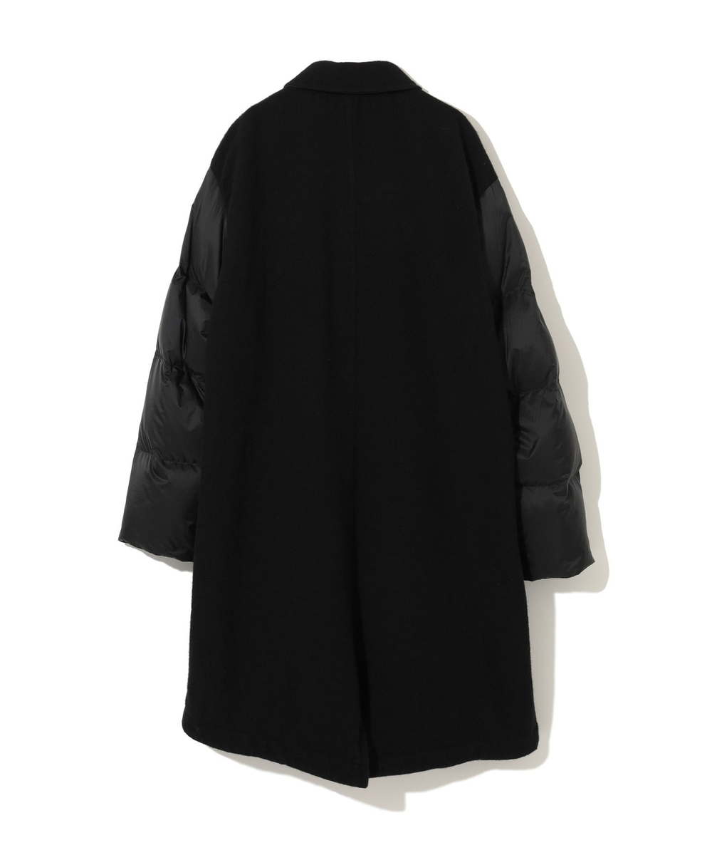 UNDERCOVER ПАЛЬТО ЧЕРНОЕ КОМБИНИРОВАННОЕ