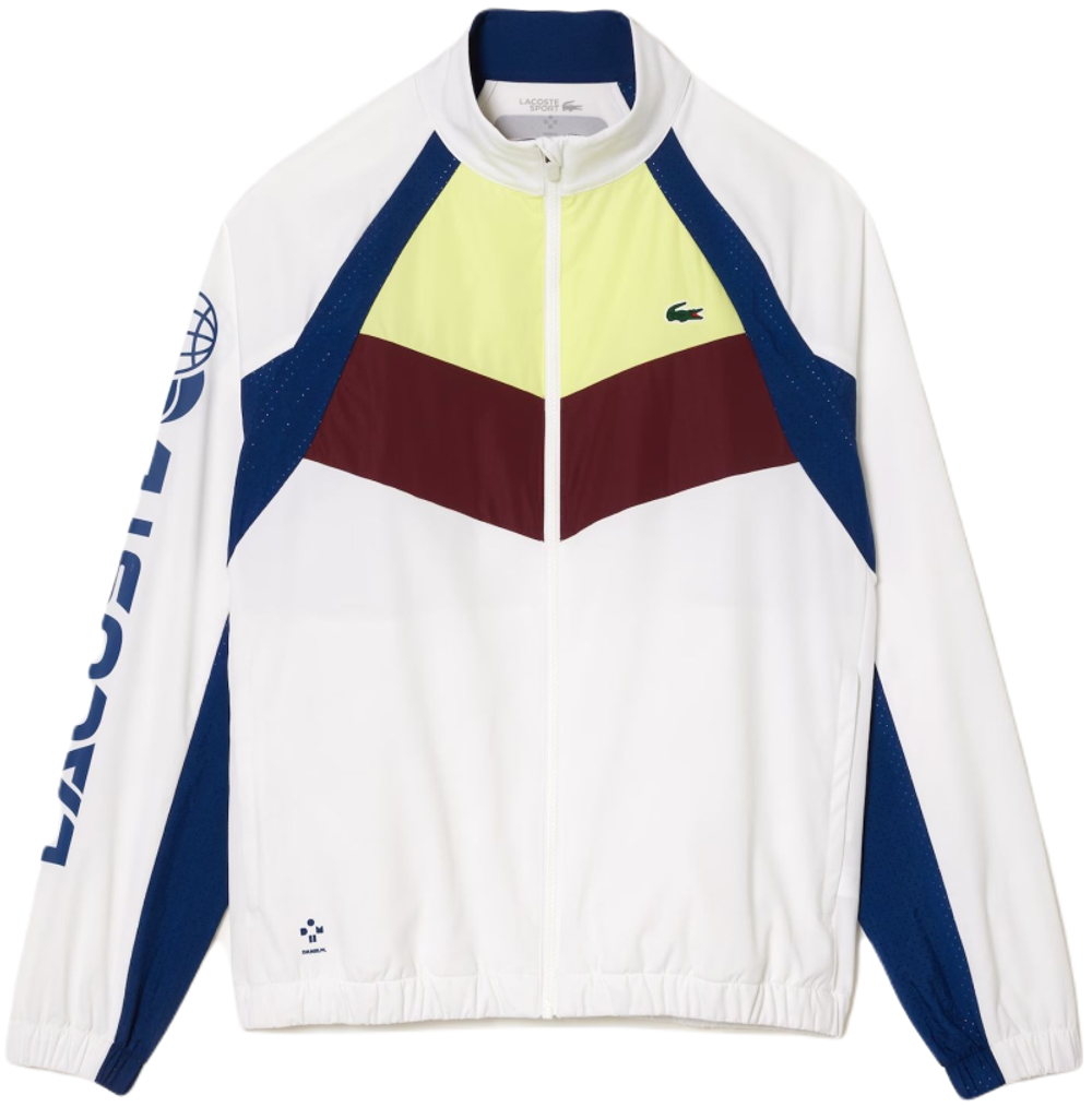 Теннисный костюм Lacoste Tennis x Daniil Medvedev Sweatsuit - navy blue/orange/bordeaux/blue/navy blue