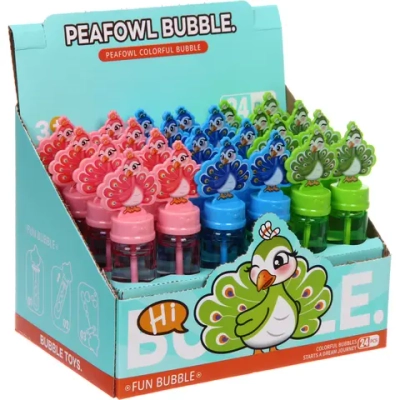 Мыльные пузыри «Павлин» 14 см, 40 мл