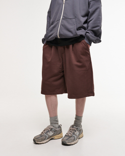 Baggy Shorts LOGO French Roast