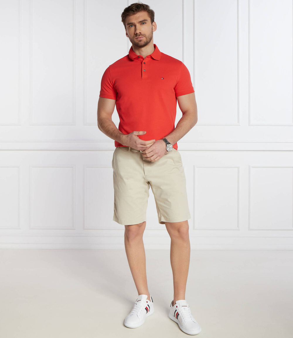 Поло Tommy Hilfiger - коралловый(MW0MW17771)