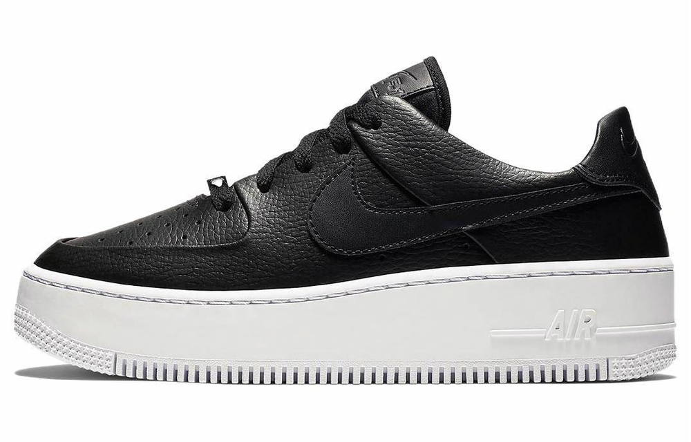 Кроссовки Nike Air Force 1 Low Sage Low Triple Black White (W) (Женская размерная сетка)