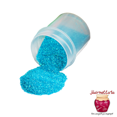 Блестки декоративные (Глиттер) голубой, 10 г.
