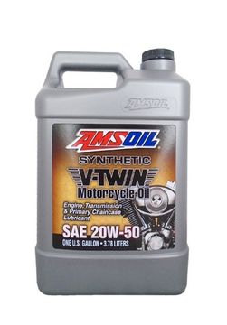 AMSOIL 20W-50 Synthetic V-Twin Motorcycle Oil